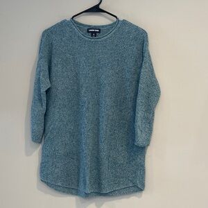 EUC Lands' End Teal Knit Pullover Size Medium